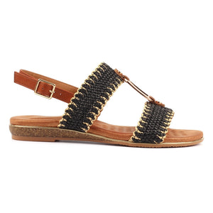 Black Jules Sandals