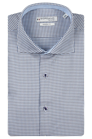 Navy Locarno Twill Shirt