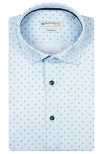 Load image into Gallery viewer, Blue Graphic Twill Print Shirt
