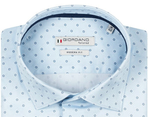 Blue Graphic Twill Print Shirt