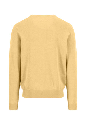 Yellow Crew Neck Sweater