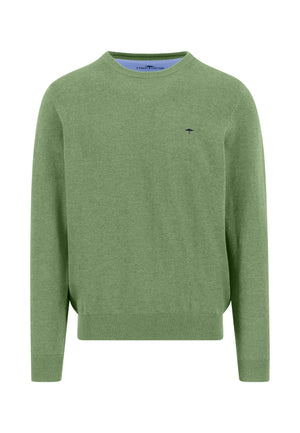 Green Crew Neck Sweater