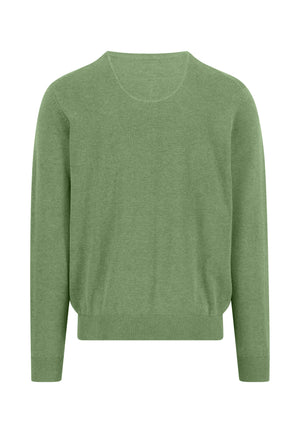 Green Crew Neck Sweater