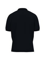 Load image into Gallery viewer, Navy Knitted Polo Shirt
