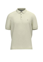 Load image into Gallery viewer, Off White Knitted Polo Shirt
