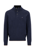 Load image into Gallery viewer, Navy Button Sweater
