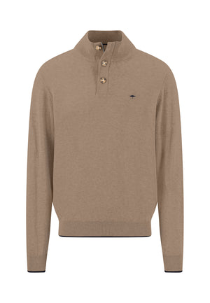 Sand Button Sweater