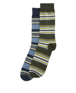 Load image into Gallery viewer, Olive Stripe Socks
