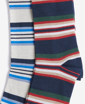 Navy Stripe Socks
