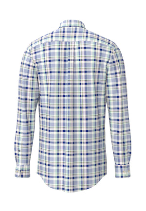 Mint Washed Check Oxford Shirt