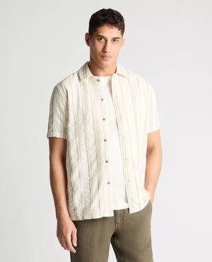 Stone Subtle Stitch Shirt