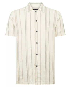 Stone Subtle Stitch Shirt