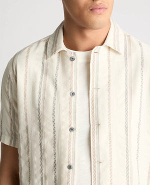 Stone Subtle Stitch Shirt