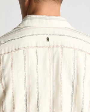 Stone Subtle Stitch Shirt