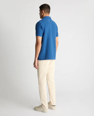 Blue Textured Shirt