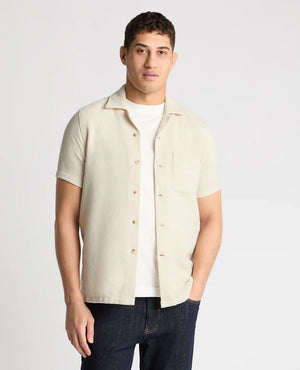 Cream Textured Shirt