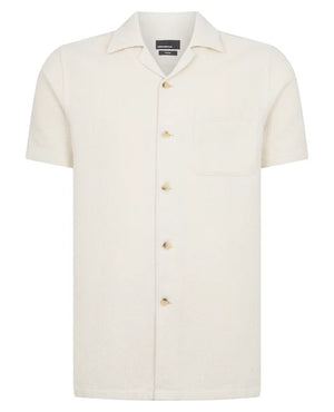 Cream Textured Shirt