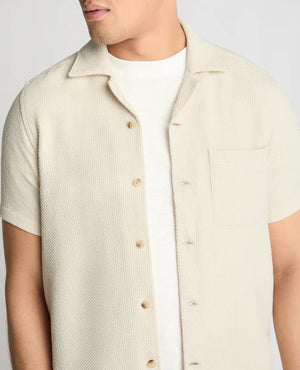 Cream Textured Shirt