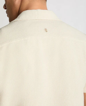 Cream Textured Shirt