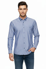Load image into Gallery viewer, Blue Stripe Shirt
