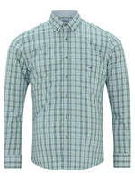 Load image into Gallery viewer, Green Check Print Shirt
