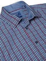 Load image into Gallery viewer, Blue Check Print Shirt
