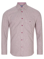 Load image into Gallery viewer, Red Houndstooth Print Shirt
