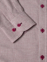 Load image into Gallery viewer, Red Houndstooth Print Shirt
