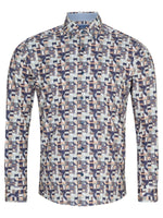 Load image into Gallery viewer, Geometric Mosaic Print Shirt
