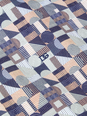 Geometric Mosaic Print Shirt