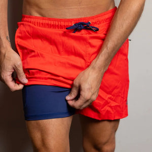 Red Swim Shorts