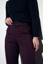 Load image into Gallery viewer, Plum Knit Suit Trousers
