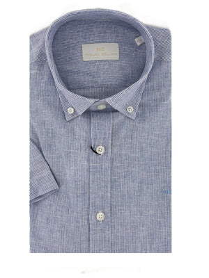 Blue Short Sleeve Shirt
