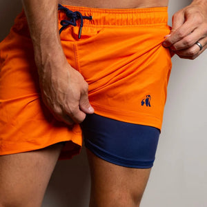 Orange Swim Shorts