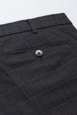 Load image into Gallery viewer, Grey Check Trousers Short Leg
