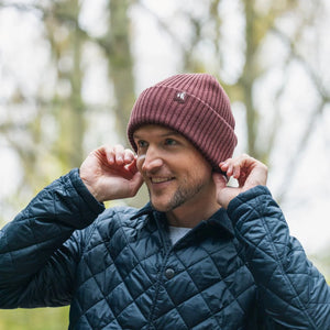 Burgundy Beanie Hat