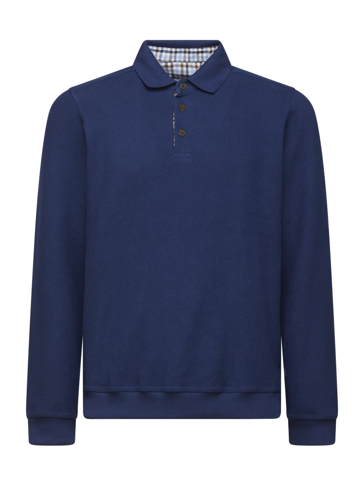 Navy Cotton Sweatshirt