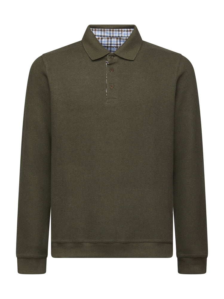 Olive Cotton Sweatshirt