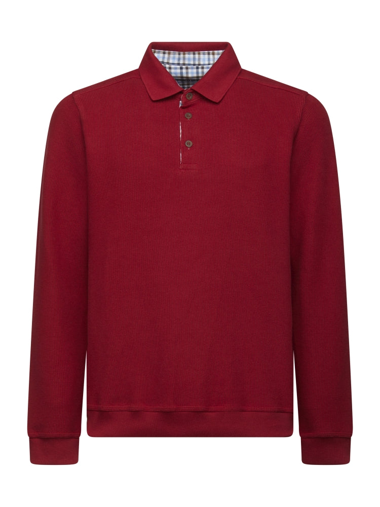 Red Cotton Sweatshirt