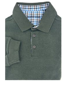 Olive Cotton Sweatshirt