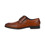 Load image into Gallery viewer, Cognac Savio Derby Shoes
