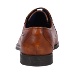 Load image into Gallery viewer, Cognac Savio Derby Shoes
