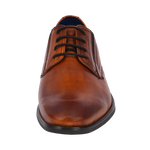 Load image into Gallery viewer, Cognac Savio Derby Shoes

