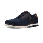Load image into Gallery viewer, Navy Sandman Mesh Sneaker
