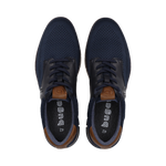 Load image into Gallery viewer, Navy Sandman Mesh Sneaker
