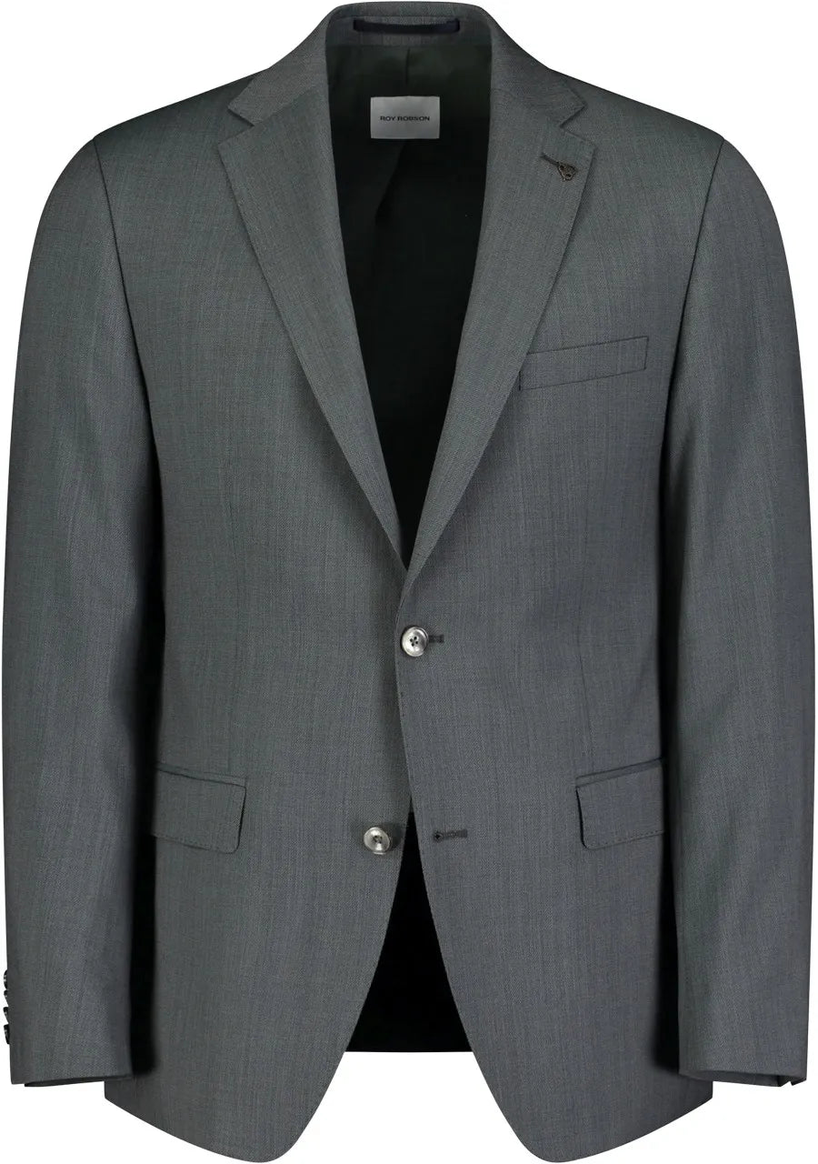 Green Textured Jacket Regular Length