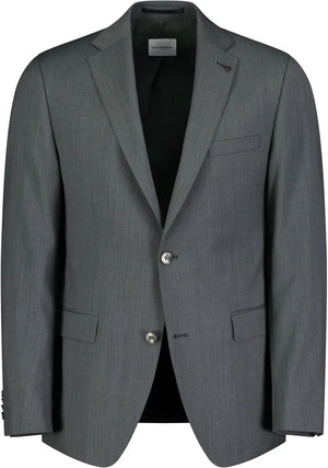 Green Textured Jacket Regular Length