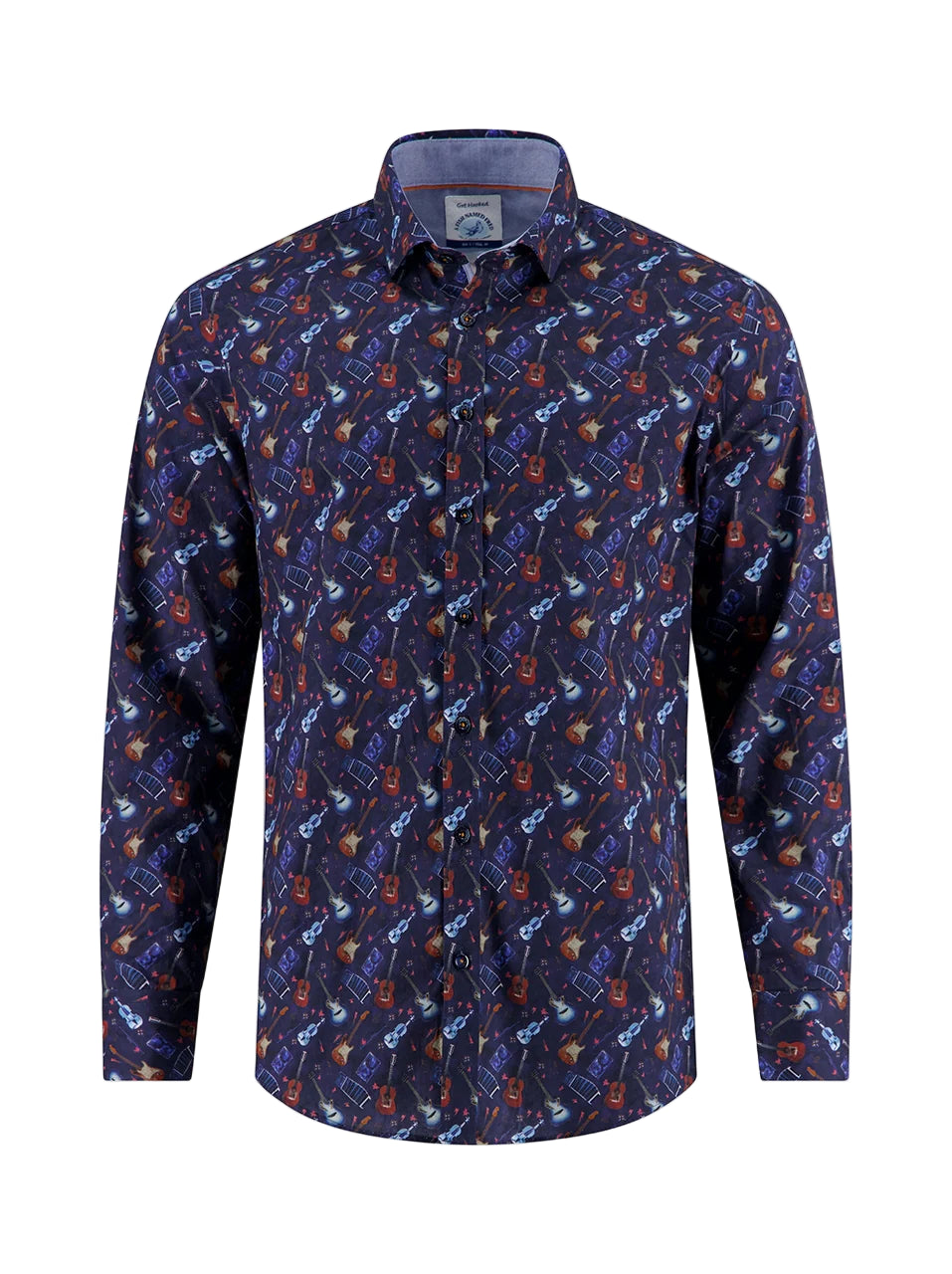 Navy Guitar Shirt