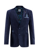 Load image into Gallery viewer, Navy Corduroy Blazer
