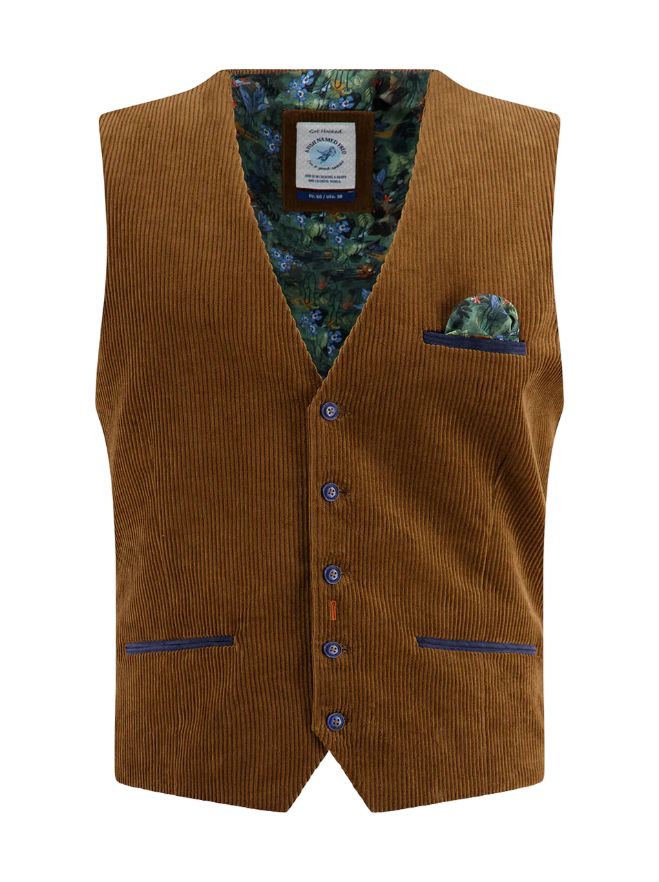 Brown Corduroy Waistcoat